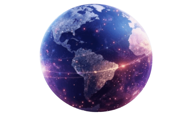 A connected globe representing global perspectives